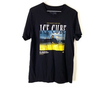 Ice Cube “It Was a Good Day” Black Graphic Tee West Coast Rap